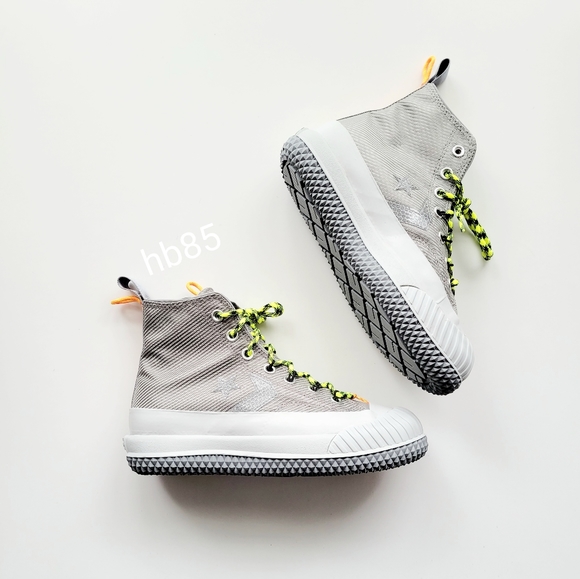 Converse Bosey MC Hi Grey Grey Orange Men's 5.5 Women's 7 - Picture 1 of 6